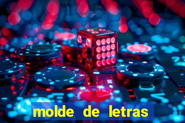 molde de letras feliz natal para imprimir