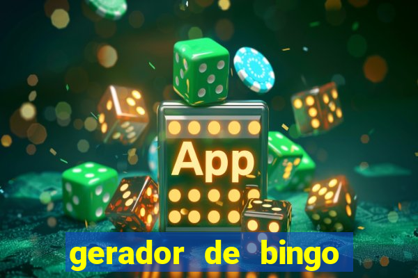 gerador de bingo de palavras