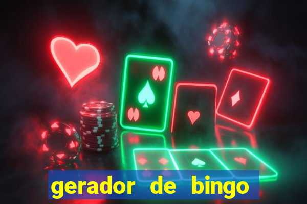 gerador de bingo de palavras