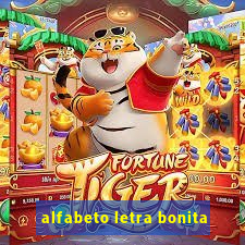 alfabeto letra bonita