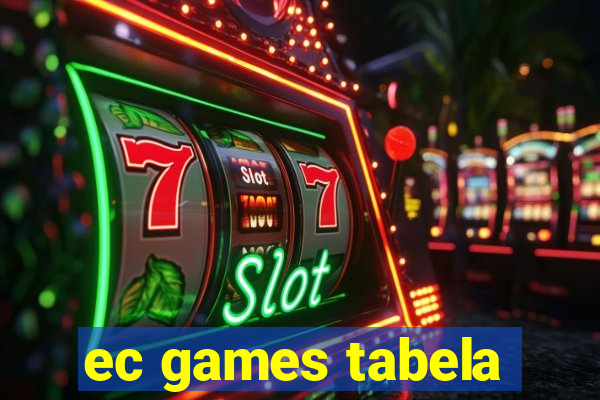 ec games tabela