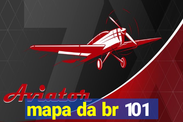 mapa da br 101