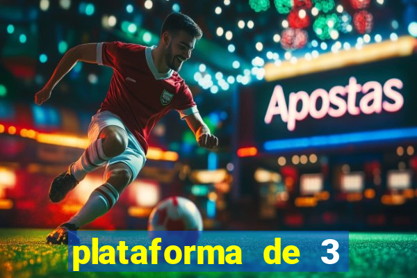 plataforma de 3 reais jogo