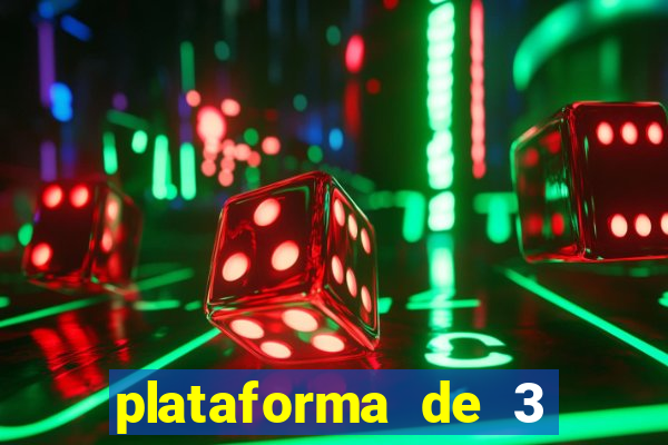 plataforma de 3 reais jogo