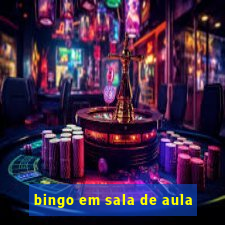 bingo em sala de aula