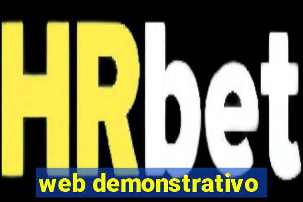 web demonstrativo