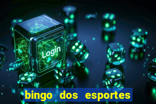 bingo dos esportes para imprimir