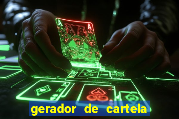 gerador de cartela de bingo