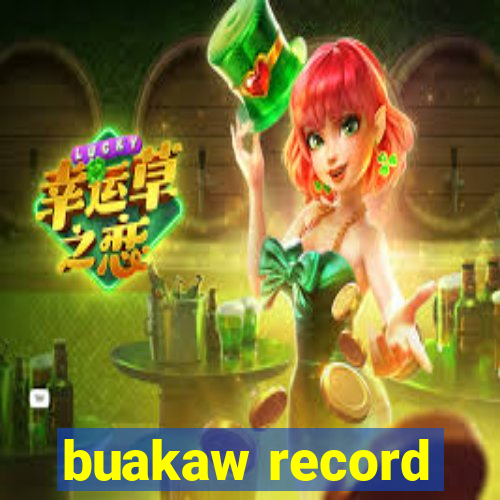 buakaw record