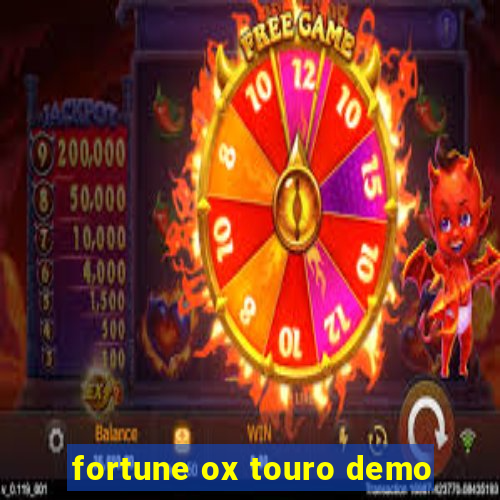 fortune ox touro demo