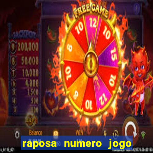 raposa numero jogo do bicho