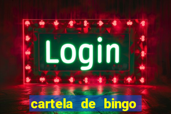 cartela de bingo 75 para imprimir