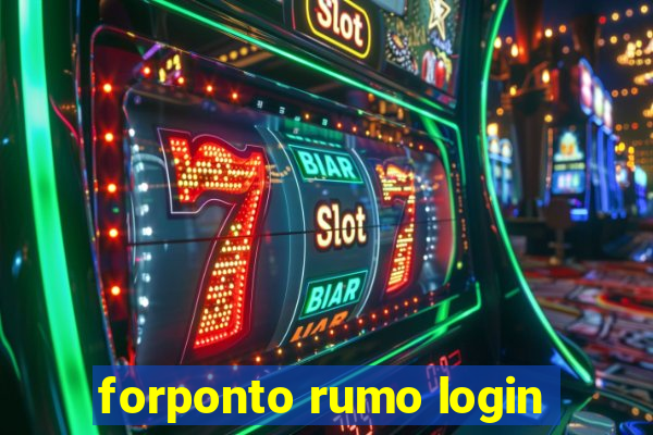 forponto rumo login