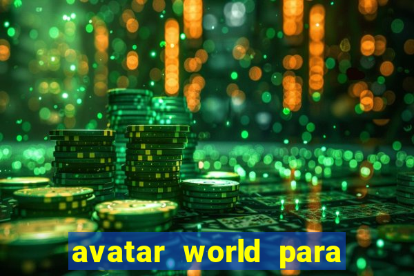 avatar world para colorir e imprimir