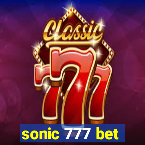 sonic 777 bet