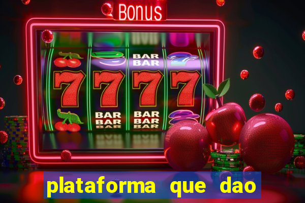 plataforma que dao bonus de cadastro