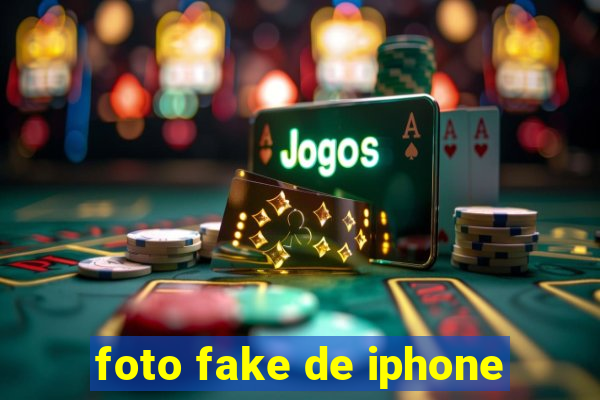 foto fake de iphone