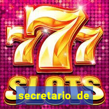 secretario de esporte salario