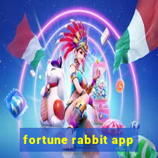 fortune rabbit app