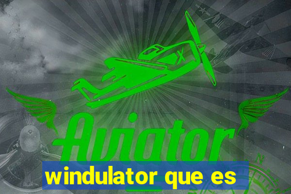 windulator que es