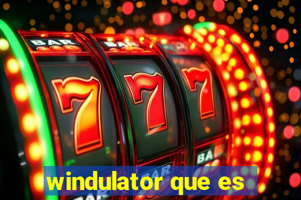 windulator que es