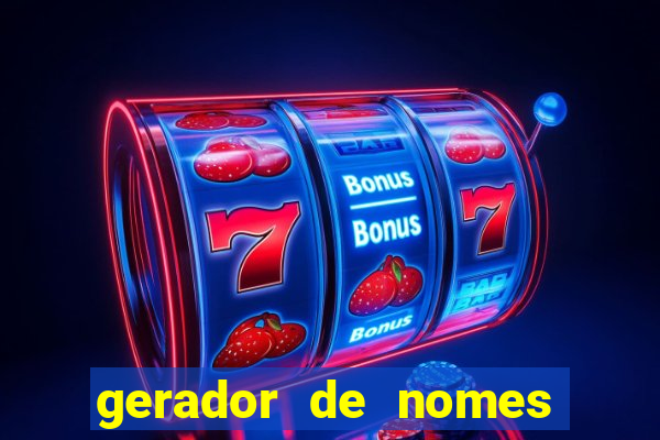 gerador de nomes para jogos