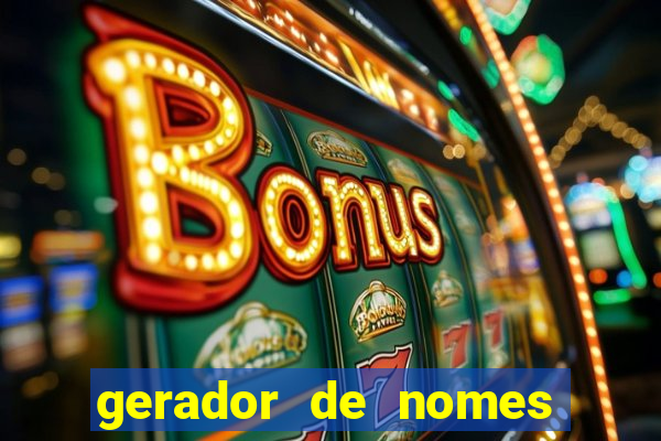 gerador de nomes para jogos