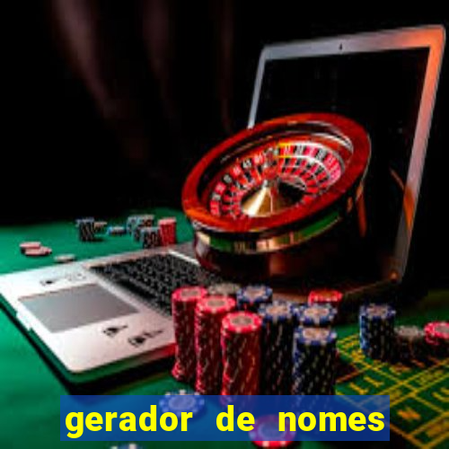 gerador de nomes para jogos