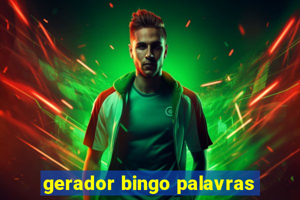 gerador bingo palavras