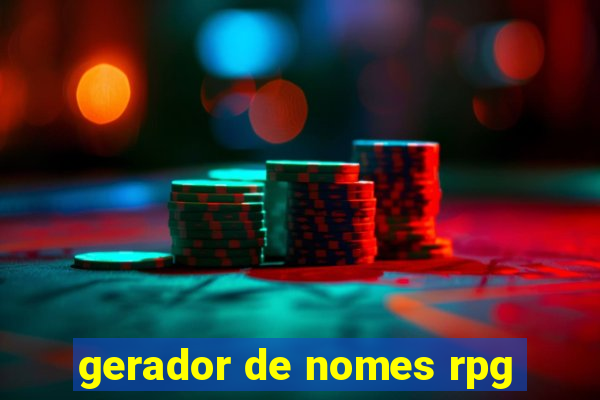 gerador de nomes rpg