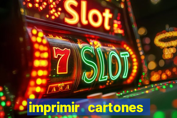 imprimir cartones de bingo