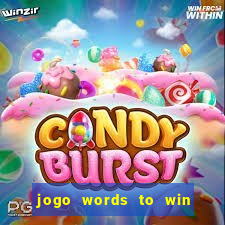 jogo words to win paga mesmo