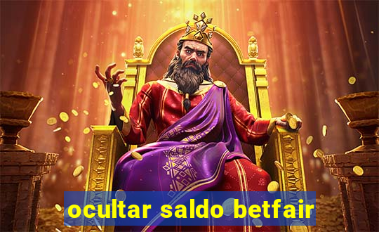 ocultar saldo betfair