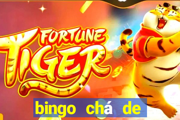 bingo chá de bebê excel