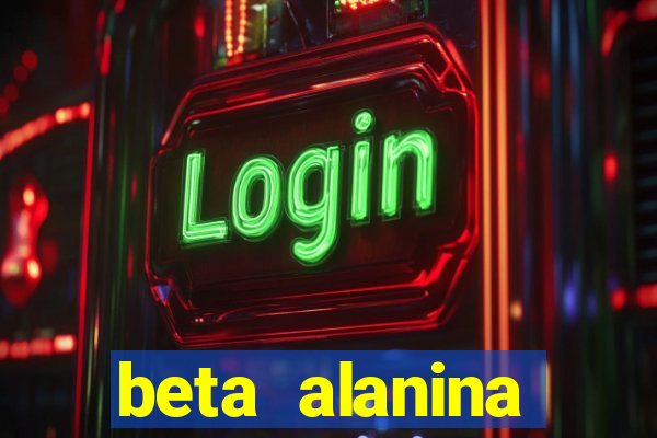 beta alanina aumenta a pressao