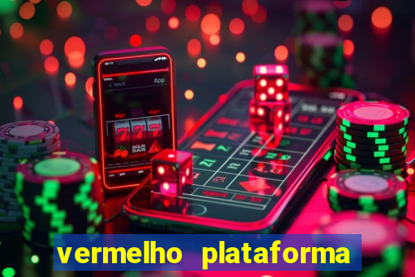 vermelho plataforma de jogos