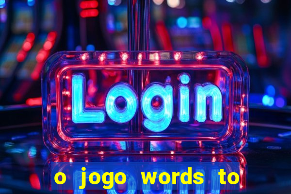 o jogo words to win paga mesmo