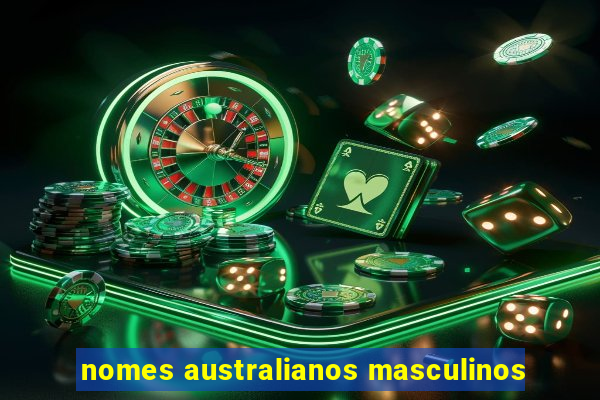 nomes australianos masculinos