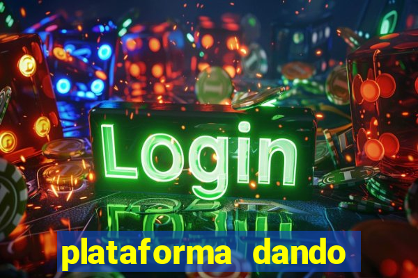 plataforma dando bonus de cadastro