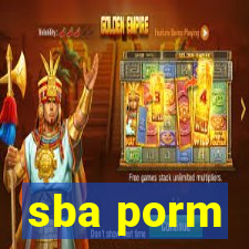 sba porm