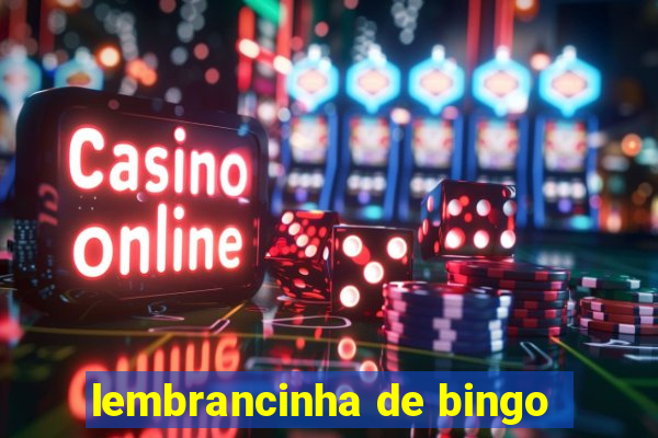 lembrancinha de bingo