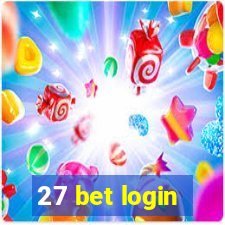 27 bet login