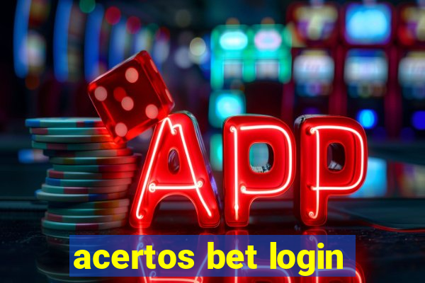 acertos bet login