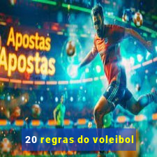 20 regras do voleibol