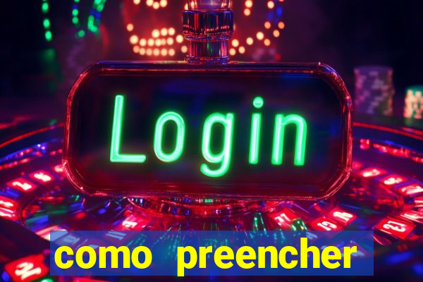 como preencher recibo de pagamento