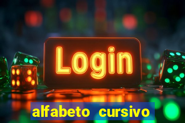 alfabeto cursivo pontilhado para imprimir pdf