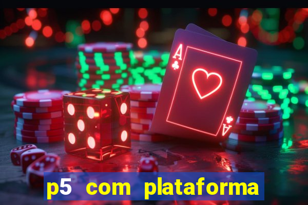 p5 com plataforma de jogos