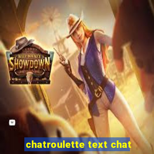 chatroulette text chat