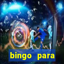 bingo para despedida de solteira para imprimir