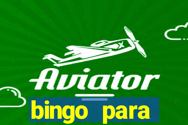 bingo para despedida de solteira para imprimir